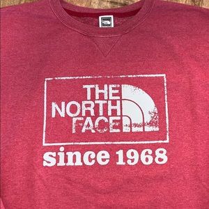 The North Face sweatshirt